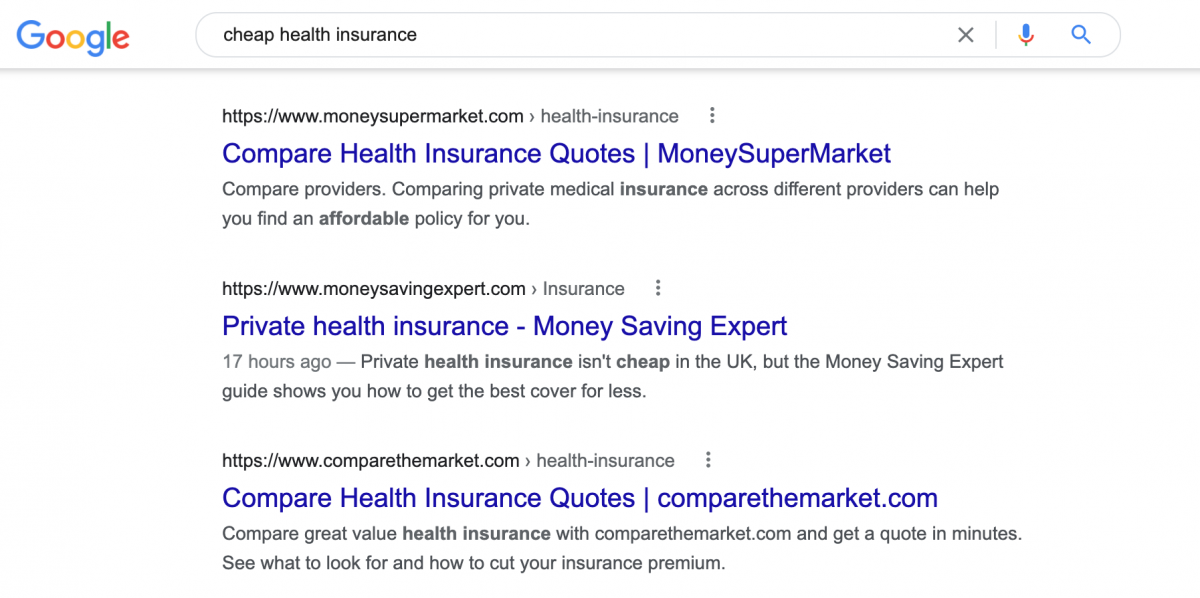 Cheap-health-insurance-search-results  